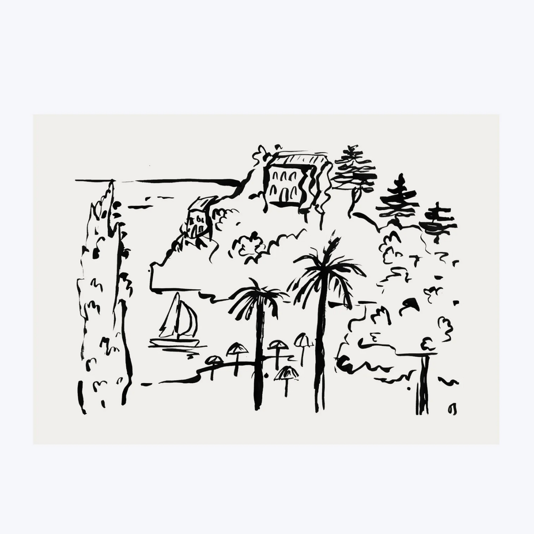 The Med - Unframed Art Print - A4 or A3