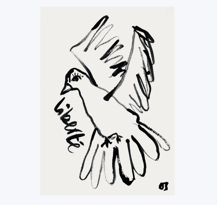 Liberte - Unframed Art Print - A4 or A3