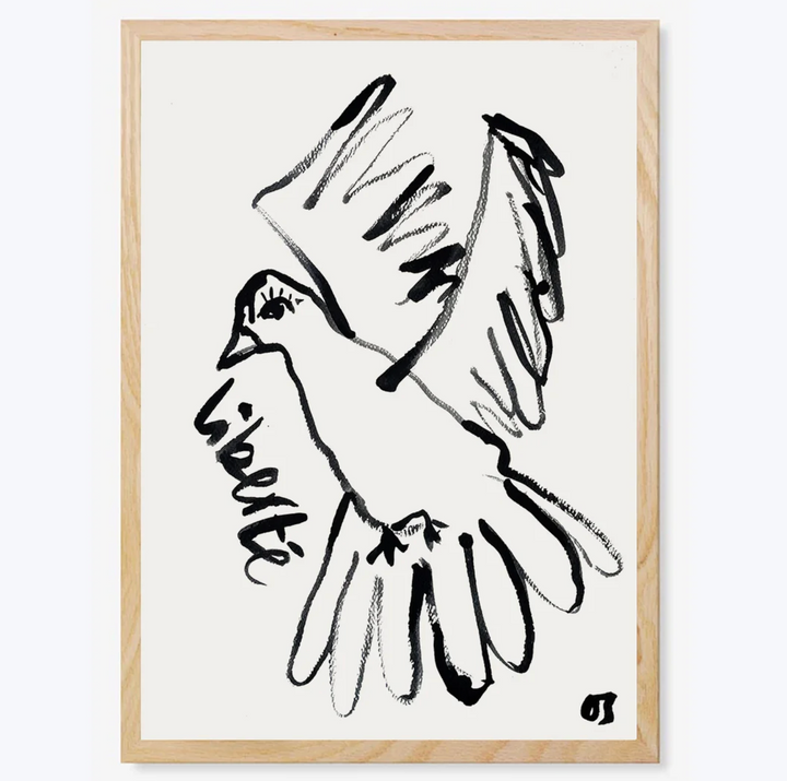 Liberte - Unframed Art Print - A4 or A3