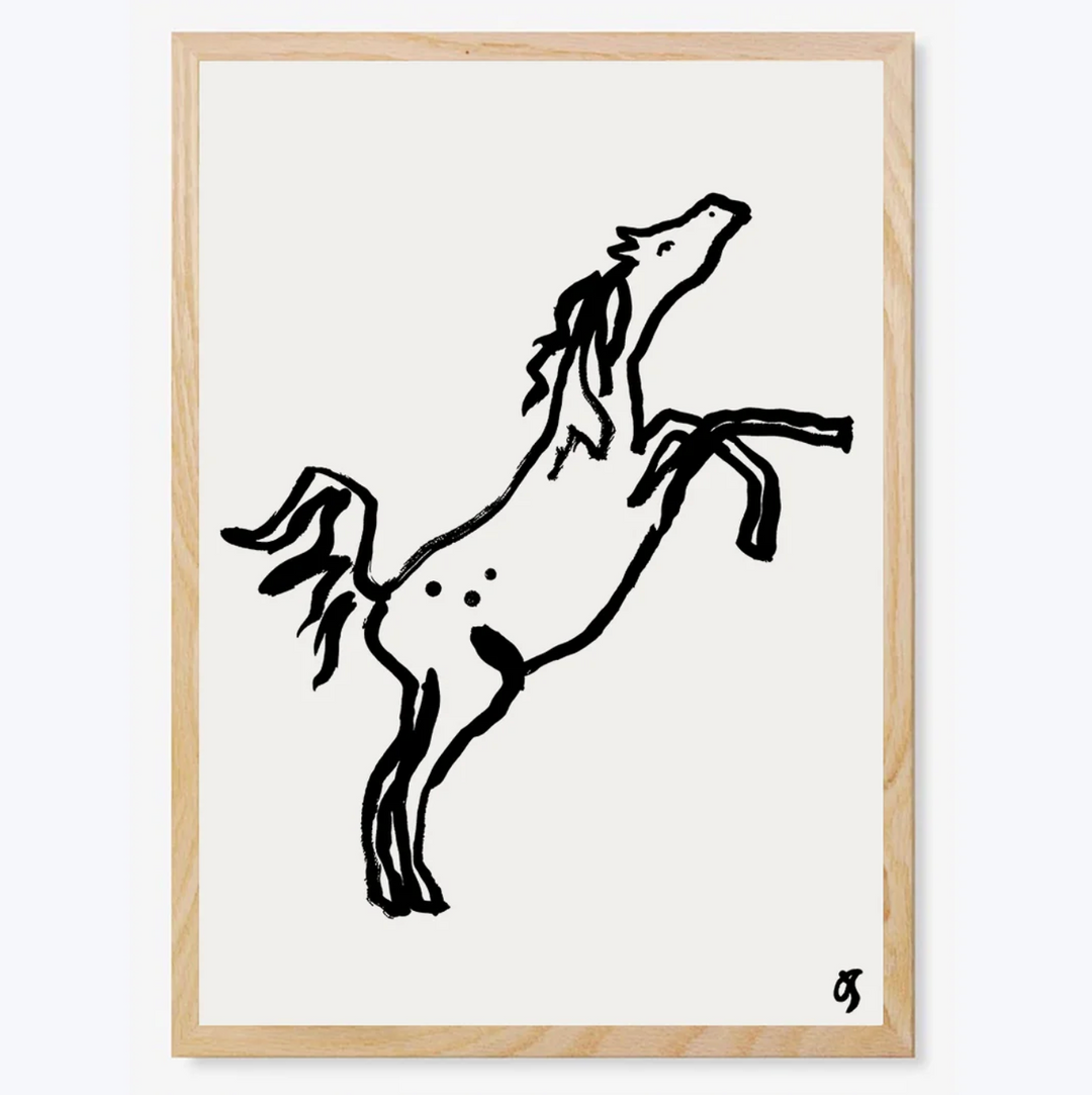 In The Meadow - Unframed Art Print - A4 or A3