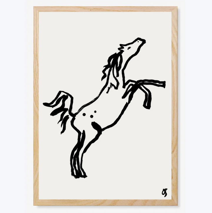 In The Meadow - Unframed Art Print - A4 or A3