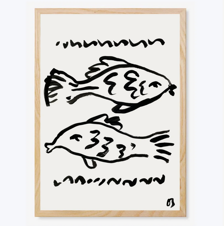 The Fish - Unframed Art Print - A4 or A3
