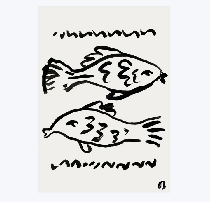 The Fish - Unframed Art Print - A4 or A3
