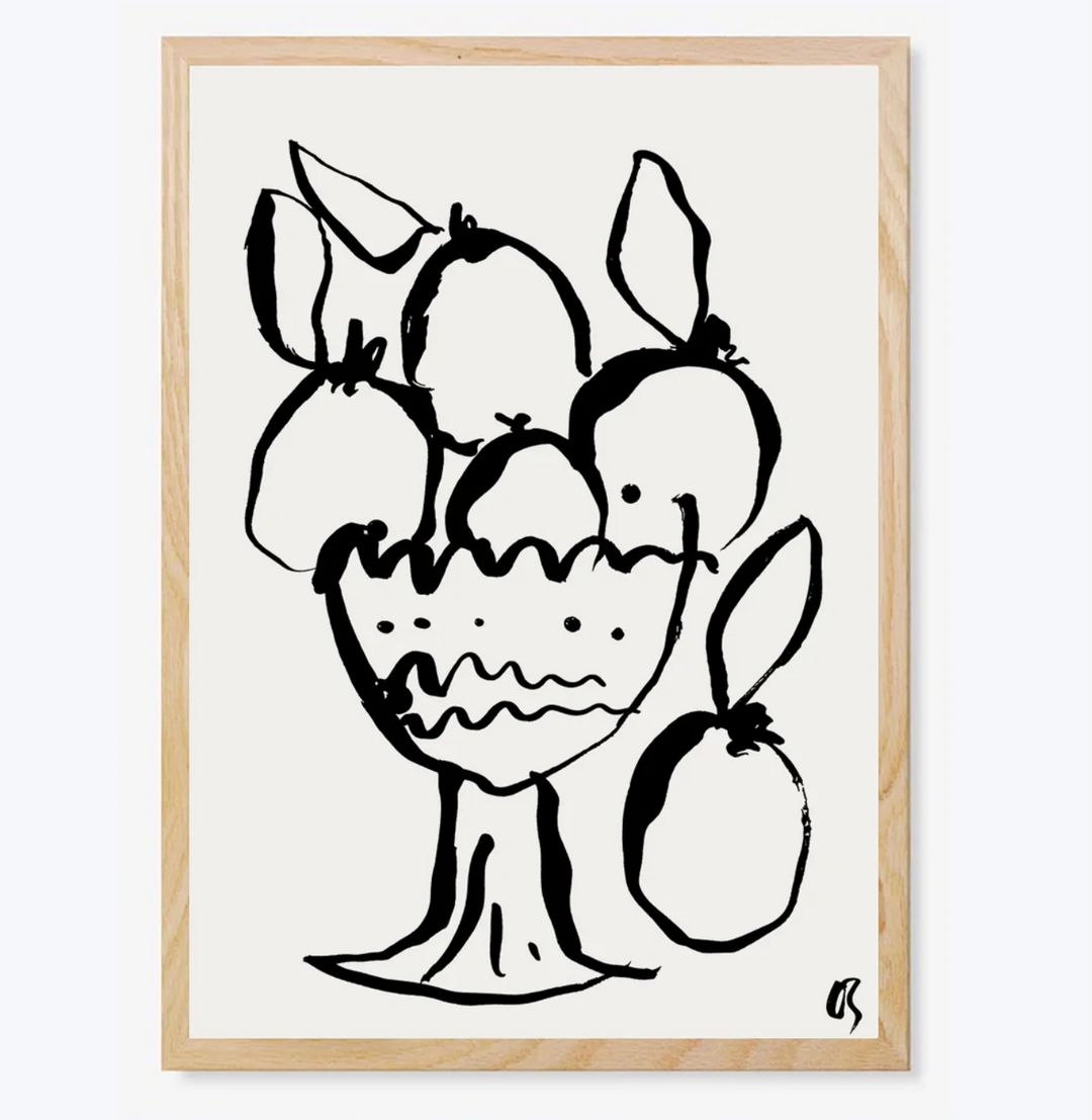 The Oranges - Unframed Art Print - A4 or A3