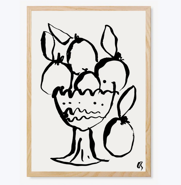 The Oranges - Unframed Art Print - A4 or A3