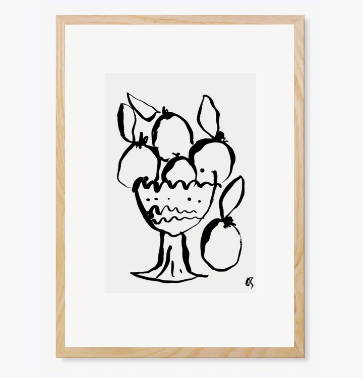 The Oranges - Unframed Art Print - A4 or A3