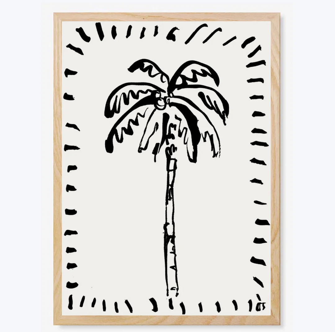 The Coconut Palm - Unframed Art Print - A4 or A3