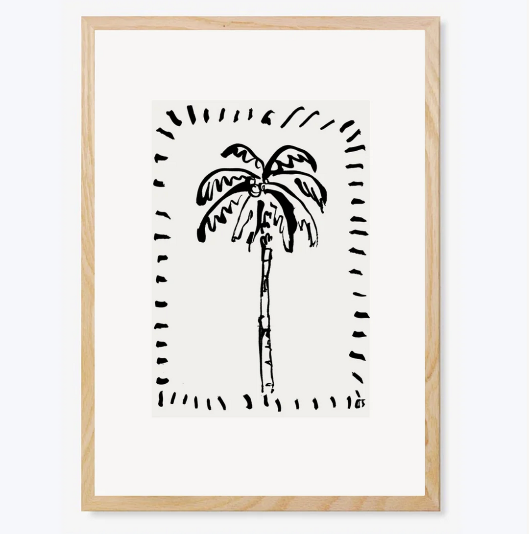 The Coconut Palm - Unframed Art Print - A4 or A3