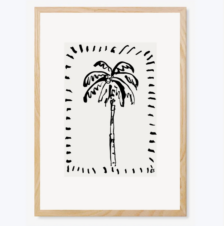 The Coconut Palm - Unframed Art Print - A4 or A3