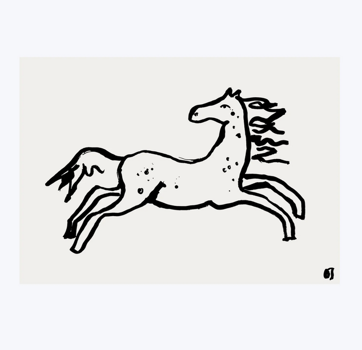 Canter - Unframed Art Print - A4 or A3