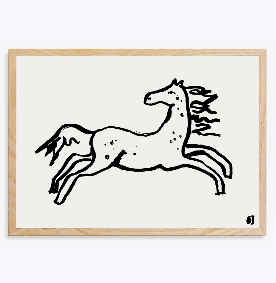 Canter - Unframed Art Print - A4 or A3
